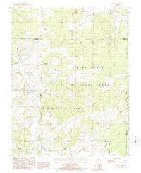 Manes Missouri Historical topographic map, 1:24000 scale, 7.5 X 7.5 Minute, Year 1987
