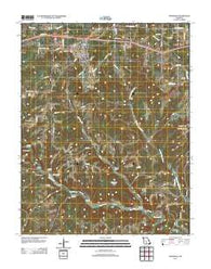 Mansfield Missouri Historical topographic map, 1:24000 scale, 7.5 X 7.5 Minute, Year 2011