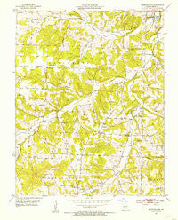 Mansfield NE Missouri Historical topographic map, 1:24000 scale, 7.5 X 7.5 Minute, Year 1951