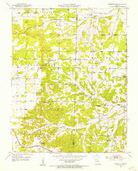 Mansfield NW Missouri Historical topographic map, 1:24000 scale, 7.5 X 7.5 Minute, Year 1951