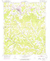 Mansfield Missouri Historical topographic map, 1:24000 scale, 7.5 X 7.5 Minute, Year 1951