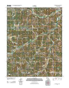 Mansfield NE Missouri Historical topographic map, 1:24000 scale, 7.5 X 7.5 Minute, Year 2011