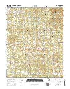 Many Springs Missouri Current topographic map, 1:24000 scale, 7.5 X 7.5 Minute, Year 2015