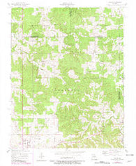 Maples Missouri Historical topographic map, 1:24000 scale, 7.5 X 7.5 Minute, Year 1954