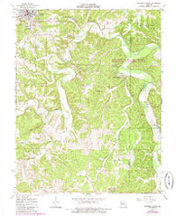 Maramec Spring Missouri Historical topographic map, 1:24000 scale, 7.5 X 7.5 Minute, Year 1963