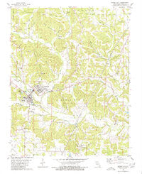 Marble Hill Missouri Historical topographic map, 1:24000 scale, 7.5 X 7.5 Minute, Year 1980