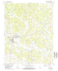 Marble Hill Missouri Historical topographic map, 1:24000 scale, 7.5 X 7.5 Minute, Year 1980