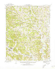 Marble Hill Missouri Historical topographic map, 1:62500 scale, 15 X 15 Minute, Year 1933