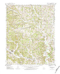Marble Hill Missouri Historical topographic map, 1:62500 scale, 15 X 15 Minute, Year 1933