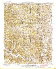 Marble Hill Missouri Historical topographic map, 1:62500 scale, 15 X 15 Minute, Year 1937