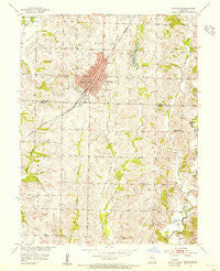 Marceline Missouri Historical topographic map, 1:24000 scale, 7.5 X 7.5 Minute, Year 1953