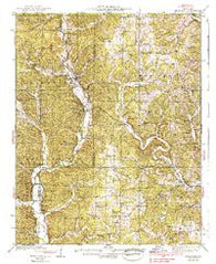 Marquand Missouri Historical topographic map, 1:62500 scale, 15 X 15 Minute, Year 1938
