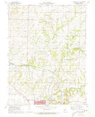 Marshall North Missouri Historical topographic map, 1:24000 scale, 7.5 X 7.5 Minute, Year 1971
