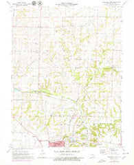 Marshall North Missouri Historical topographic map, 1:24000 scale, 7.5 X 7.5 Minute, Year 1971