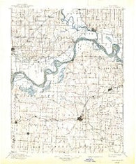 Marshall Missouri Historical topographic map, 1:125000 scale, 30 X 30 Minute, Year 1901