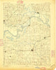 Marshall Missouri Historical topographic map, 1:125000 scale, 30 X 30 Minute, Year 1892