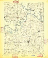 Marshall Missouri Historical topographic map, 1:125000 scale, 30 X 30 Minute, Year 1901