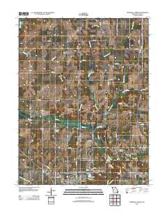 Marshall North Missouri Historical topographic map, 1:24000 scale, 7.5 X 7.5 Minute, Year 2012