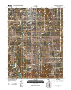 Marshall South Missouri Historical topographic map, 1:24000 scale, 7.5 X 7.5 Minute, Year 2012