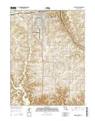 Marshall South Missouri Current topographic map, 1:24000 scale, 7.5 X 7.5 Minute, Year 2015