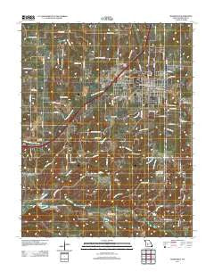 Marshfield Missouri Historical topographic map, 1:24000 scale, 7.5 X 7.5 Minute, Year 2011