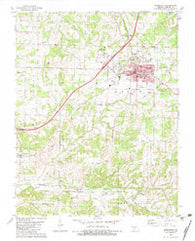 Marshfield Missouri Historical topographic map, 1:24000 scale, 7.5 X 7.5 Minute, Year 1982