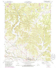 Marthasville Missouri Historical topographic map, 1:24000 scale, 7.5 X 7.5 Minute, Year 1972