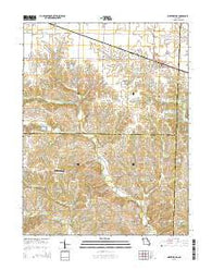 Martinsburg Missouri Current topographic map, 1:24000 scale, 7.5 X 7.5 Minute, Year 2015