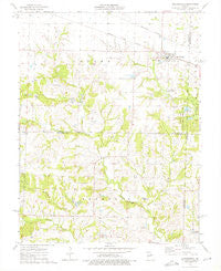 Martinsburg Missouri Historical topographic map, 1:24000 scale, 7.5 X 7.5 Minute, Year 1973