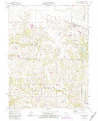 Martinsburg Missouri Historical topographic map, 1:24000 scale, 7.5 X 7.5 Minute, Year 1973