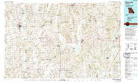 Maryville Missouri Historical topographic map, 1:100000 scale, 30 X 60 Minute, Year 1986
