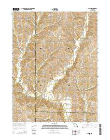 Matkins Missouri Current topographic map, 1:24000 scale, 7.5 X 7.5 Minute, Year 2015
