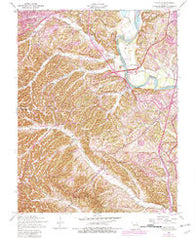 Maxville Missouri Historical topographic map, 1:24000 scale, 7.5 X 7.5 Minute, Year 1954