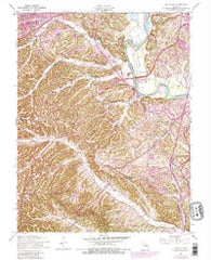 Maxville Missouri Historical topographic map, 1:24000 scale, 7.5 X 7.5 Minute, Year 1954