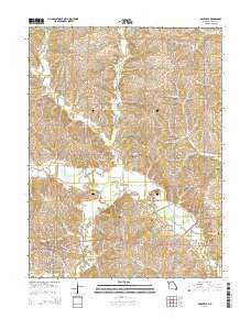 Maysville Missouri Current topographic map, 1:24000 scale, 7.5 X 7.5 Minute, Year 2014