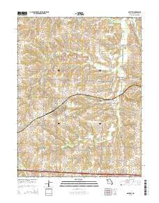 Mayview Missouri Current topographic map, 1:24000 scale, 7.5 X 7.5 Minute, Year 2015