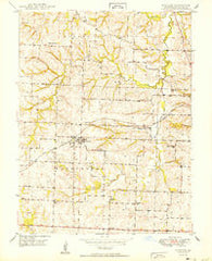 Mayview Missouri Historical topographic map, 1:24000 scale, 7.5 X 7.5 Minute, Year 1950