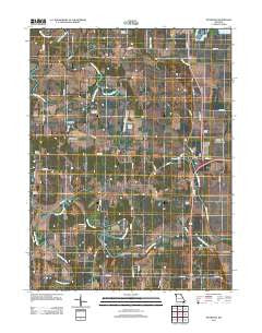 Maywood Missouri Historical topographic map, 1:24000 scale, 7.5 X 7.5 Minute, Year 2012