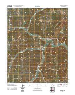 McDowell Missouri Historical topographic map, 1:24000 scale, 7.5 X 7.5 Minute, Year 2012