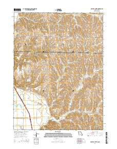 McElroy Creek Missouri Current topographic map, 1:24000 scale, 7.5 X 7.5 Minute, Year 2014