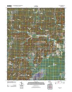 McGee Missouri Historical topographic map, 1:24000 scale, 7.5 X 7.5 Minute, Year 2011