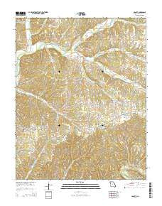 McNatt Missouri Current topographic map, 1:24000 scale, 7.5 X 7.5 Minute, Year 2015