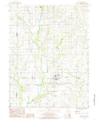 Meadville Missouri Historical topographic map, 1:24000 scale, 7.5 X 7.5 Minute, Year 1984