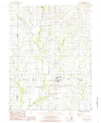 Meadville Missouri Historical topographic map, 1:24000 scale, 7.5 X 7.5 Minute, Year 1984