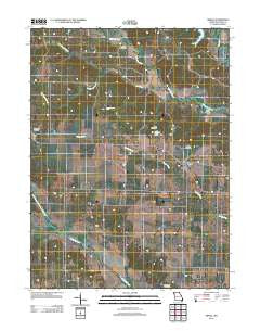 Medill Missouri Historical topographic map, 1:24000 scale, 7.5 X 7.5 Minute, Year 2012