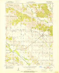 Medill Missouri Historical topographic map, 1:24000 scale, 7.5 X 7.5 Minute, Year 1951