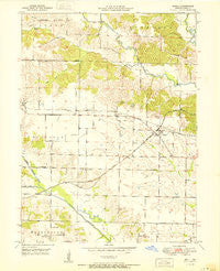 Medill Missouri Historical topographic map, 1:24000 scale, 7.5 X 7.5 Minute, Year 1951