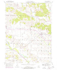 Medill Missouri Historical topographic map, 1:24000 scale, 7.5 X 7.5 Minute, Year 1950