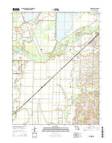 Mendon Missouri Current topographic map, 1:24000 scale, 7.5 X 7.5 Minute, Year 2015