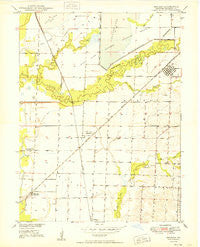 Mendon Missouri Historical topographic map, 1:24000 scale, 7.5 X 7.5 Minute, Year 1949